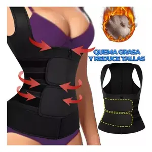 Universal Two-Waist <b>Exercise</b> <b>Belt</b> For Women, Neoprene & Cotton Posture Corrector With Zipper Closure, Slimming Tummy Tuck Suppor - Product Image 3