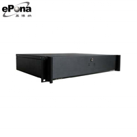 Chasis Compacto de Montaje en Rack de Sistema Dual Mini-ITX de 2U con Ventilador, Carcasa Industrial para PC EKI-M236 en Existencia