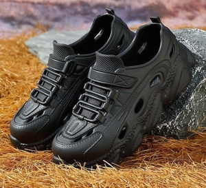 Nouvelles Sabots de <span class=keywords><strong>Jardin</strong></span> EVA pour Hommes 2024 – Conception Tendance, Semelle Souple, Vente en Gros, Sabots de Jardinage Populaires, Sandales et Chaussures Confortables pour Homme - Product Image 1