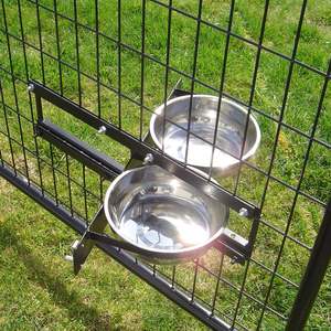 Cheap Heavy Duty Big Metal <strong>Dog</strong> Crate Large Wire Mesh Pet <strong>Dog</strong> Cages <strong>Kennel</strong> with Roof Bowl for Large Middle <strong>Dogs</strong> - Product Image 6