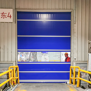Portes de stockage industrielles rapides en PVC à enroulement rapide, finies, pour usage intérieur, résistantes au vent, fabrication en usine - Product Image 2