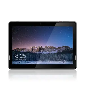 Tablet Ultra Tipis 10.1 Inci Android 9.0, Tablet PC Quad Core 2GB 16GB 1.3GHz dengan CIP 2 In 1, Laptop Convertible