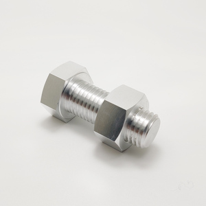 Sıcak satış DIN 933 altıgen başlı vida temizle anodize 7075-T6 alüminyum altıgen başlı cıvata - Product Image 3