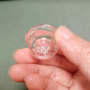 Стеклянный круглый фильтр для трубок и аксессуаров, современный и простой, 9 отверстий, высота 14 мм - Product Image 3