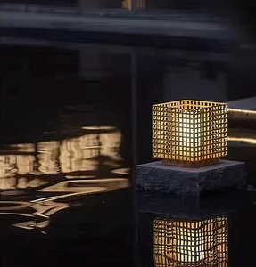 Luces Solares de Jardín Estilo Chino, Lámparas de Pie Cuadradas para Exteriores, Luces LED para Patio, IP65, Alimentación CA, Farolas Solares de Columna - Product Image 2