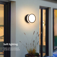 Applique murale extérieure IP65 en aluminium moderne, étanche, LED 9W/18W/24W pour jardin, patio, façade