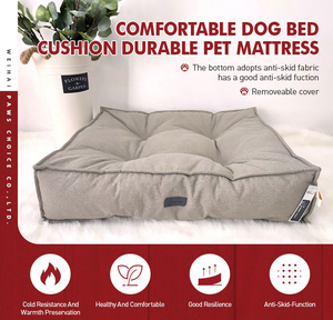 Couverture de matelas pour animaux de compagnie 4 saisons style été 2026 Ant-<span class=keywords><strong>bugz</strong></span>, motif uni, amovible pour usage intérieur, pour chiens et chats - Product Image 6