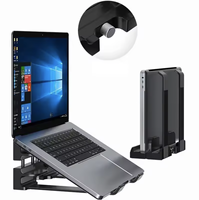 IKATAK nouveau support pour ordinateur portable 2 en 1 réglable bureau ordinateur portable tablette Dock support pour ordinateur portable peu encombrant