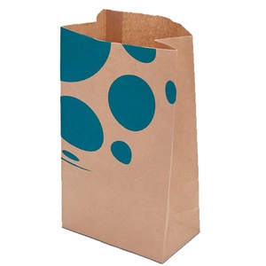 Sacs en papier kraft et enduits anti-graisse jetables pour le stockage et l'emballage des aliments - Product Image 3
