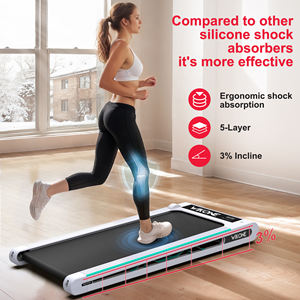SHULI Nueva almohadilla para caminar barata con cinta de correr portátil de inclinación <span class=keywords><strong>fija</strong></span> con control remoto en pantalla LED Walkingpad con aplicación - Product Image 4