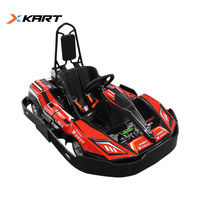 X-KART Parque de Atracciones Go Kart para Niños y Adolescentes con Motor de Gasolina de 160cc