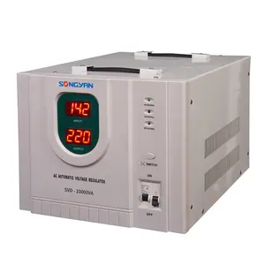 Guter Preis Einphasiger 10kva AC Servomotor regler Digital anzeige Spannungs stabilisator