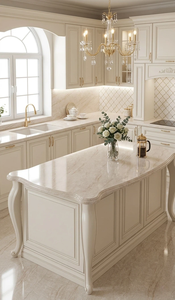 Échantillon Gratuit 100% Quartz Artificiel Vietnamien Blanc Taj Mahal Grande Dalle 20mm – Plans de Travail Modernes pour Salles de Bain d'Hôtels et Plans de Travail de Cuisine - Product Image 6