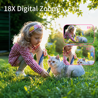 Cámara Digital Mini Innovadora 2026, CMOS Full HD, Diseño Portátil, 48MP, Zoom 18X, Modelo DC02S
