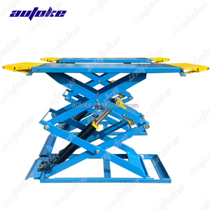 AUTOKE 3500 KG Pengangkat Mobil Model Gunting Ultra-Tipis, Produk Laris Pabrik, Bersertifikasi CE, Peralatan di Atas Tanah untuk Perbaikan Mobil - Product Image 6