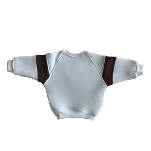 Little People Cuff Stitching Color Full Sleeve Jumper Baby Girl manica lunga tuta Top Little Baby Boy Sweatershirts - Product Image 3