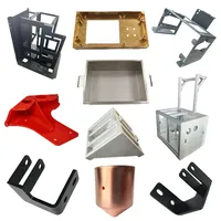 Boîtier métallique sur mesure à prix d'usine pour l'électronique, fabrication de tôlerie avec assemblage soudé et finition thermolaquée