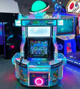 Máquina de Videojuegos Arcade Super Bobi Party, Operada con Monedas, para 4 Jugadores, con Recompensas de Tickets y Regalos, Construcción de Metal y Plástico 1 - Product Image 5