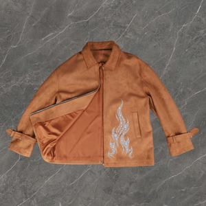 Veste de moto en cuir PU brodée sur mesure, unisexe, décontractée, automne, fermeture éclair, design respirant, taille 6XL disponible - Product Image 2