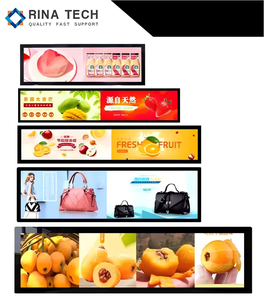 Pantalla LCD de señalización digital publicitaria para estanterías OEM de 65 pulgadas, monitor de barra para exhibición de precios de productos en tiendas minoristas, de Rina Tech - Product Image 2