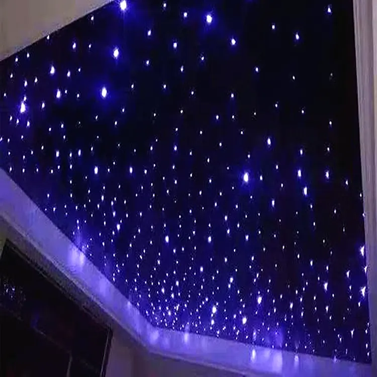 Çekim yıldız-tavan ev yıldız tavan paneli Set çok renkli Fiber optik Starlight