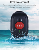 Reloj Inteligente GPS con Botón SOS, Resistente al Agua, con Tarjeta SIM 4G LTE/2G, Compatible con Aplicaciones Android y PC, 1 Año de Garantía, el Mejor Regalo para Personas Mayores