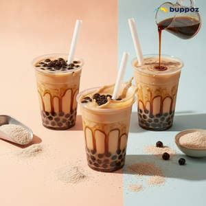 บับเบิ้ลน้ำตาลทรายแดงนมผงนมผงน้ำตาลทรายแดงราคาถูกสำหรับร้านชาฟอง - Product Image 6