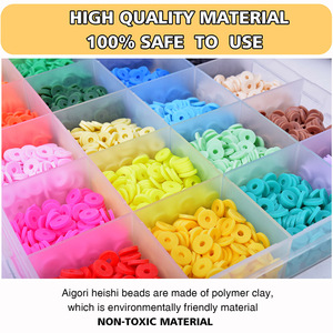 Cuentas Redondas Planas de Cerámica y Porcelana de 6mm, Coloridas, Juguete Educativo para Niños, Set para Hacer Joyería DIY - Product Image 4