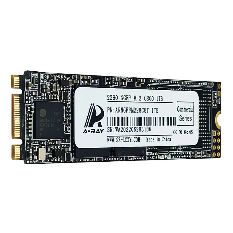 Professional factory hot sale   high quality commercial grade 128gb ssd interno 1tb 2280 ngff 512gb ssd m2 256gb