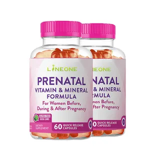 プライベートラベルの受粉性は、妊娠をサポートするために出生前のビタミン受粉性グミを補足します