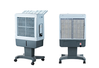Refroidisseur d'air à cristaux de glace avec ventilateur, humidificateur et purificateur d'ions négatifs, 3 vitesses, réservoir d'eau de 20 L