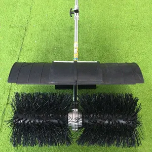 Artificial turf sweeping machine portable gasoline nylon brush lawn mower