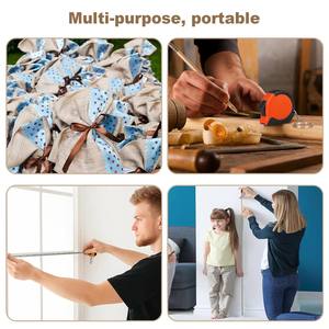 พวงกุญแจตลับเมตรแบบพกพาขนาดเล็ก 3 ฟุต แบบยืดหดได้ พร้อมตัวล็อค ทำจากเหล็ก อ่านง่าย จำหน่ายจำนวนมาก - Product Image 6