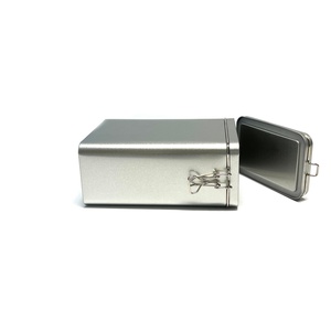 Lata Rectangular de Hojalata Personalizada para Té/Galletas/Dulces, Latas Metálicas Reciclables para Almacenamiento y Uso Artesanal - Product Image 4