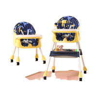Vente en gros Chaise de salle à manger multifonctionnelle portable en plastique pour enfants Siège de ménage pliable pour bébé