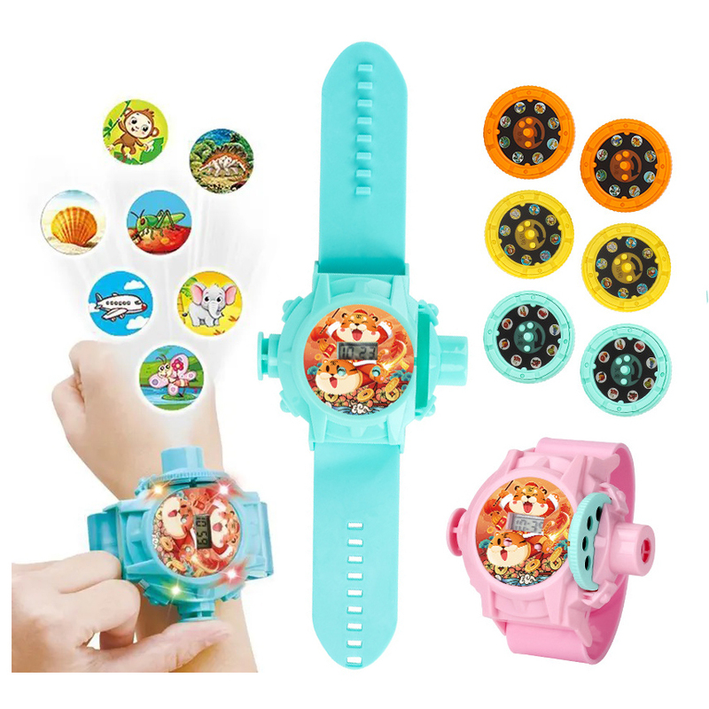 Hot Kids Cartoon LED Watch With