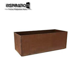 Paysage Corten Acier Rusty Métal Arbre Plantes Planteur Lit <span class=keywords><strong>Surélevé</strong></span> Pour Projets Paysagers - Product Image 4