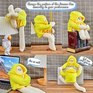 16inch vui poseable giải nén sang trọng chuối người đàn ông đồ chơi nam châm Búp bê thú nhồi bông kỳ lạ chuối người đàn ông búp bê Quà Tặng moq 1 mảnh - Product Image 6