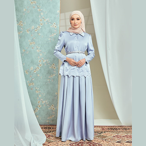 SIPO Eid Malaisie moderne Baju Kurung islamique femmes vêtements broderie Baju Raya Murah Borong Oem tissu Design Kurung - Product Image 1