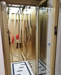 ลิฟต์บ้านสั่งทำพิเศษ ระดับหรู ได้รับการรับรองมาตรฐาน ISO <span class=keywords><strong>9001</strong></span>/<span class=keywords><strong>DNV</strong></span> รับน้ำหนักได้ 400 กก. ตกแต่งภายในด้วยหนังสั่งทำพิเศษ และแผงควบคุมแบบหน้าจอสัมผัส - Product Image 6