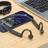 Fabricant chinois vend en ligne à bas prix des écouteurs sans fil Bluetooth sportifs à conduction osseuse avec microphone