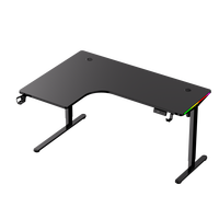 Bureau debout personnalisé en acier inoxydable avec LED RGB, design minimaliste, table de course, pour bureau à domicile, pliable, hauteur réglable, portable