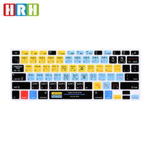 Stock Lot Function Hot Key Shortcut Silicone <strong>Keyboard</strong> Cover Laptop Computer <strong>Skin</strong> for Macbook 13 15 for adobe <strong>Dreamweaver</strong> - Product Image 2