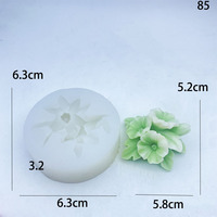 Moule en silicone fait main pour bougie parfumée en forme de marguerite pour la Saint-Valentin, idéal pour le bricolage