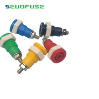 Terminal 4mm prise banane prise de cuivre test de panneau prise 4mm prise haute isolation sécurité connecteur de siège mère
