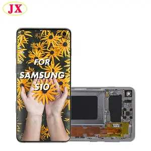 Samsung S8 S9 S10 S10 + cep telefonu için lcd ekran ekran Lcd Samsung S20 S21 S22 için komple