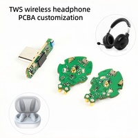 Solution PCBA pour casque audio, module audio personnalisé double mode 2.4G BT, son stéréo 48kHz/16bit, faible latence <20ms, module d'écouteurs sans fil
