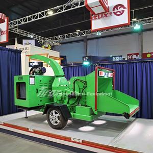 Máquina trituradora de madera sobre orugas de 100HP a la venta con componentes esenciales de motor y núcleo de caja de cambios - Product Image 1