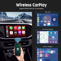 Adaptateur Carlinkit CCPA 4 en 1 pour CarPlay Android sans fil, compatible avec la mise en miroir filaire, TV, boîte AI pour Apple.