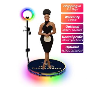 PBF06 Portable pour iPad Photomaton avec étui de vol Ring Light Photobooth Stand Fotobooth Ringlight Photobooth pour iPad Pro - Product Image 2